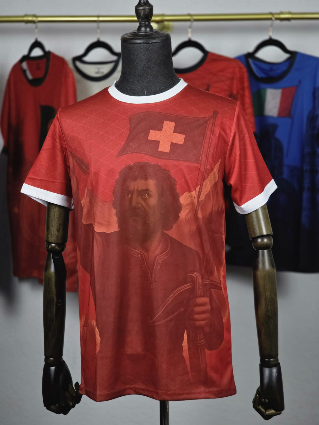 National Soul T-Shirt - Switzerland Graphic Style