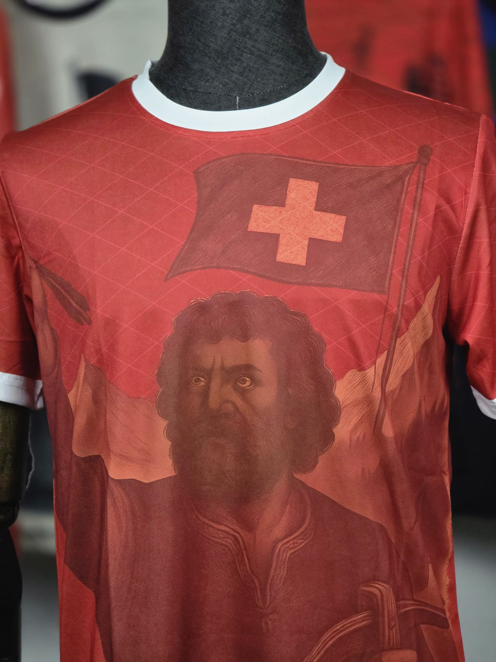 National Soul T-Shirt - Switzerland Graphic Style