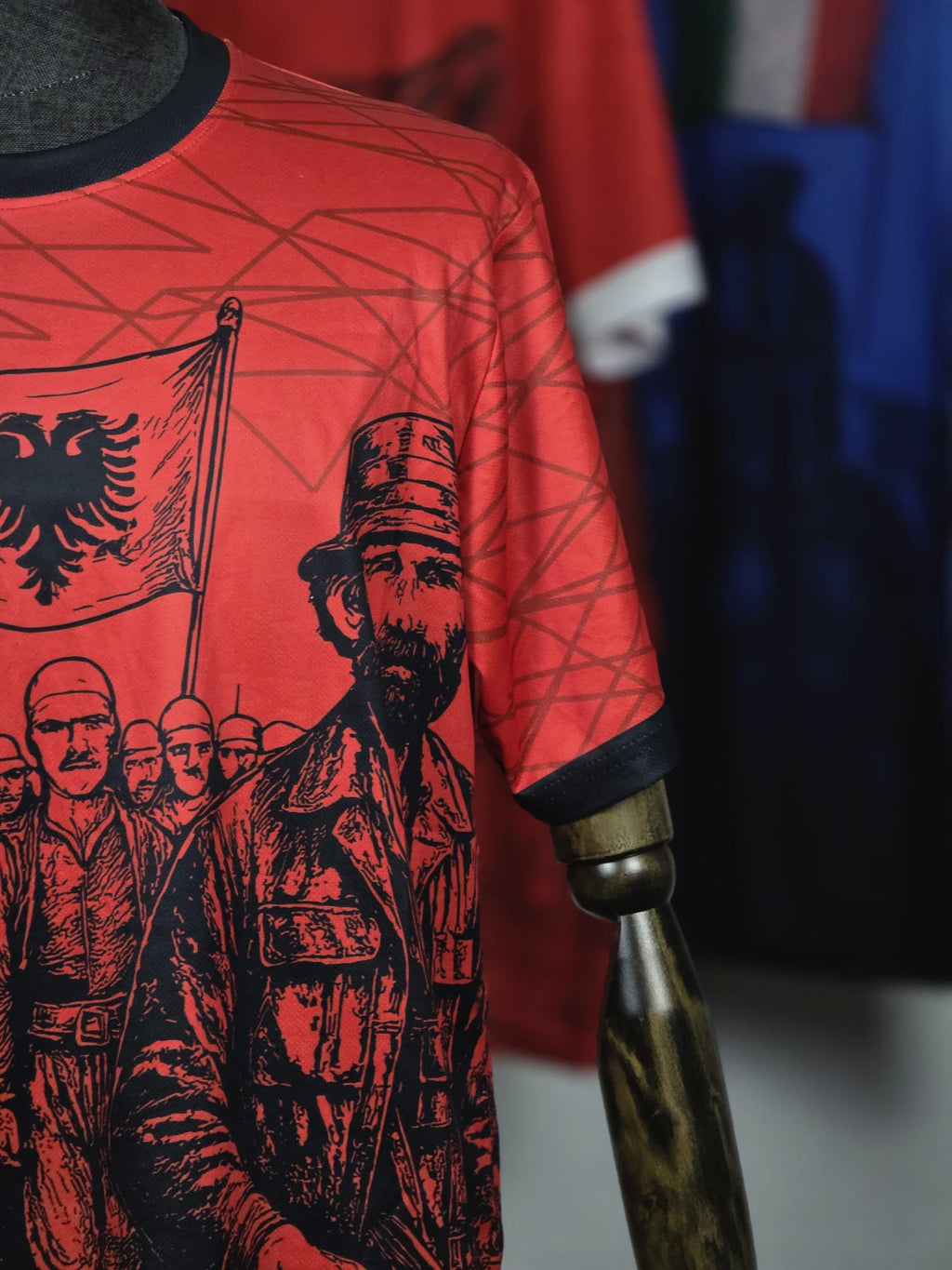 National Soul T-Shirt - Albania Graphic Style