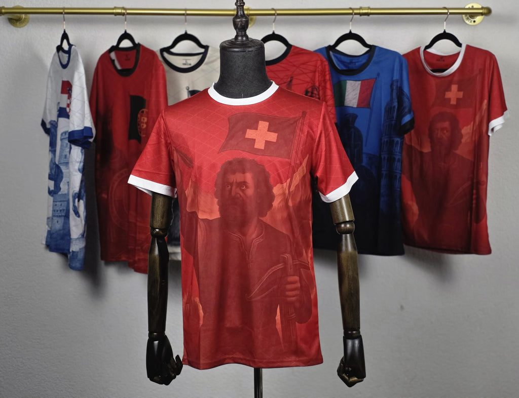 National Soul T-Shirt - Switzerland Graphic Style