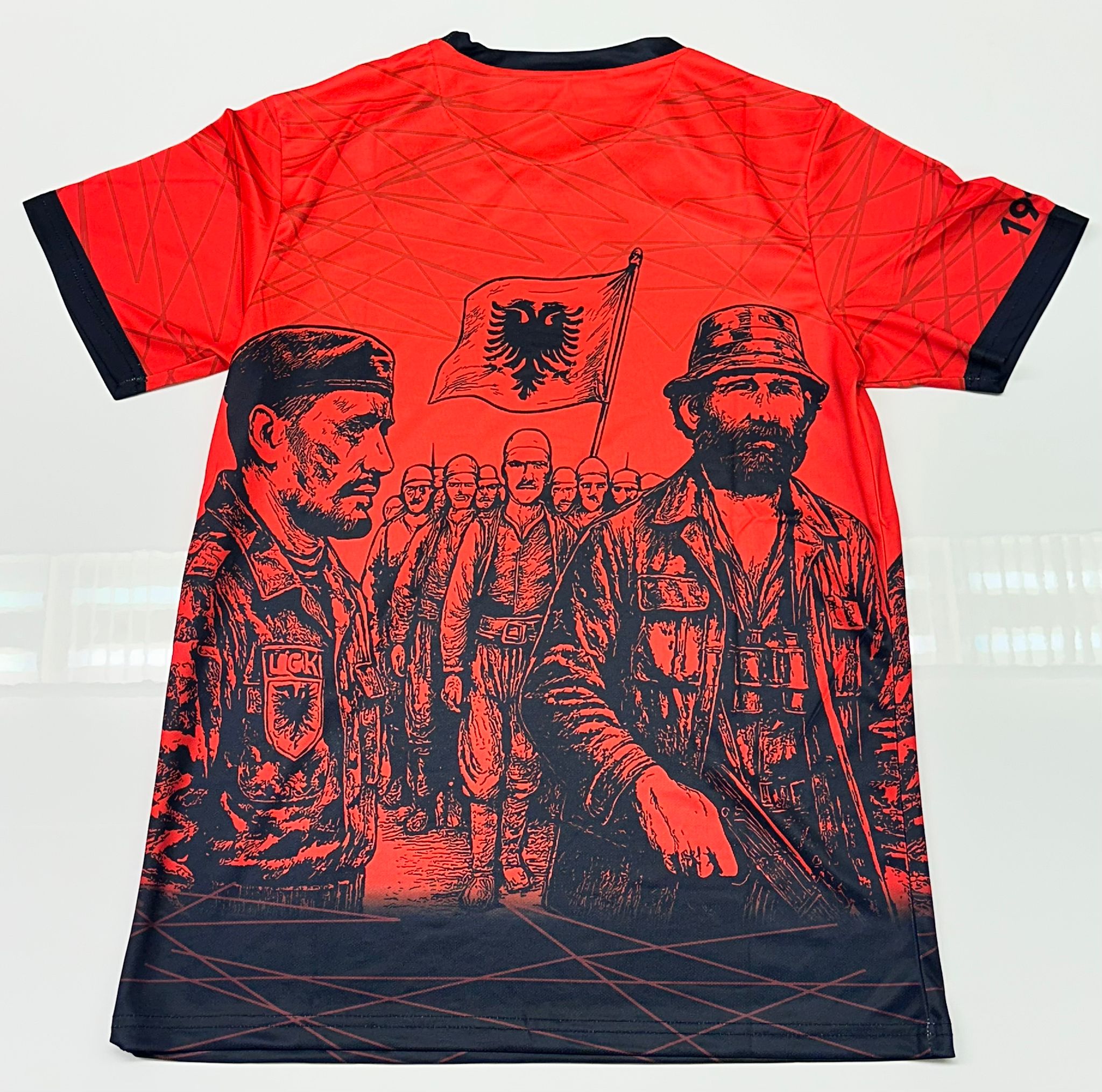 National Soul T-Shirt - Albania Graphic Style