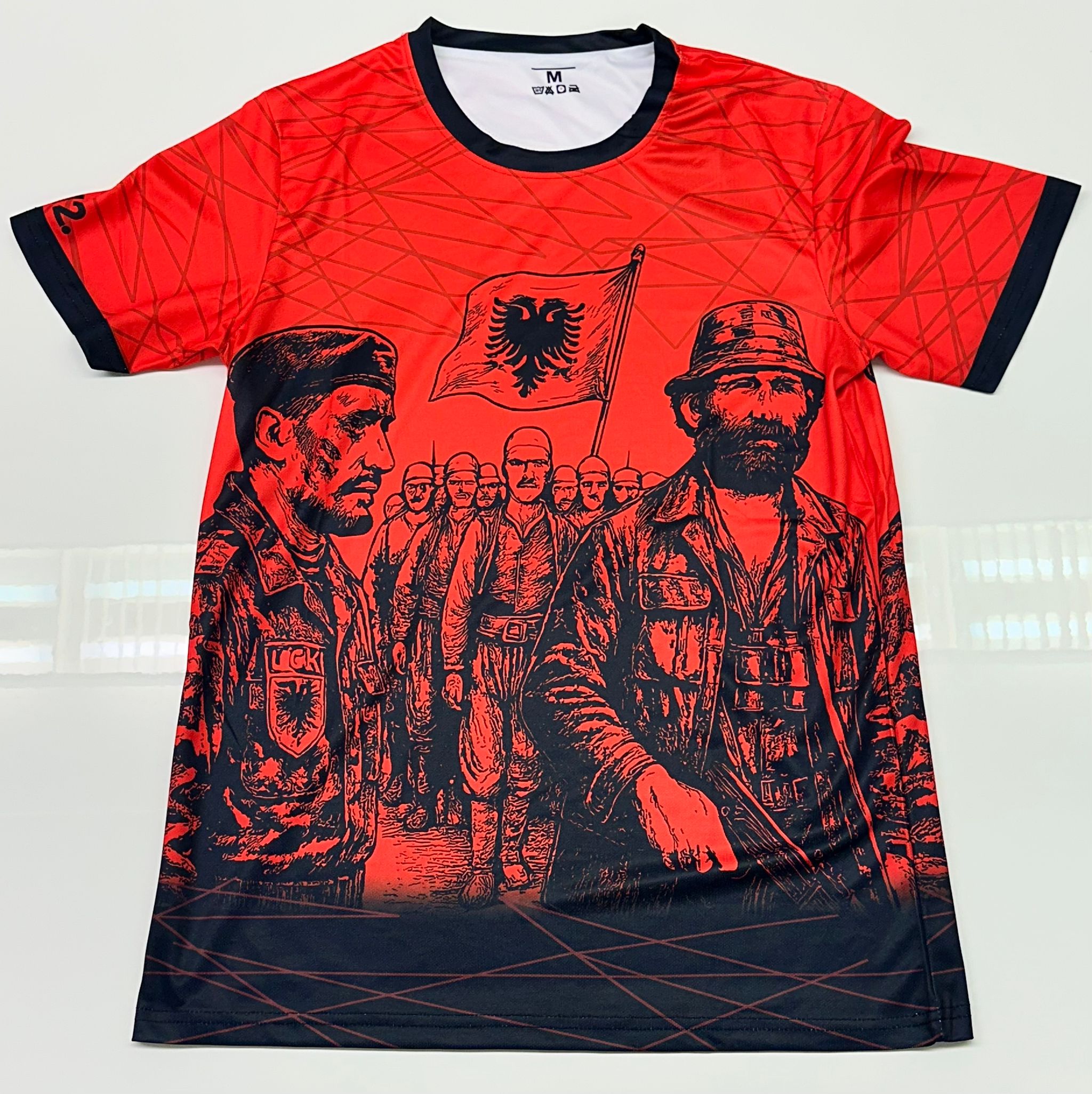 National Soul T-Shirt - Albania Graphic Style